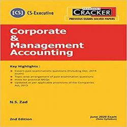 Taxmann’s CRACKER-Corporate & Management Accounting books