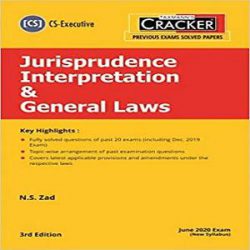 Taxmann’s CRACKER-Jurisprudence Interpretation & General Laws books