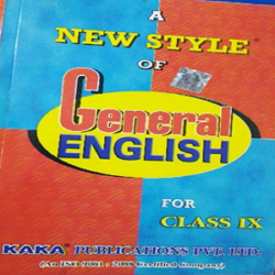 A NEW STYLE OF GENERAL ENGLISH FOR CLASS IX books