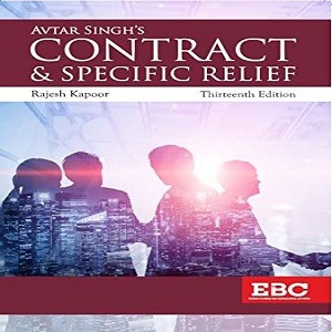 Avtar Singh’s Law of Contract & Specific Relief