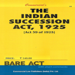 Commercial’s The Indian Succession Act, 1925 [Bare Act 2021] books