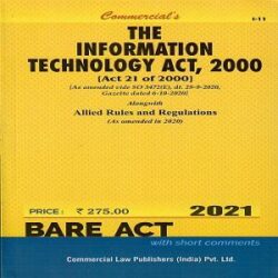 Commercial’s The information Technology Act 2000 [Bare Act 2021] books
