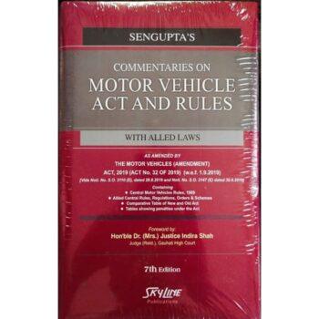 Commentaries on Motor Vehicle Act and Rules | D Sengupta