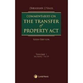 Commentaries on the Transfer of Property Act (Set of 2 Volumes) | Darashaw Vakil