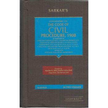 Commentary on The Code of Civil Procedure 1908 | By S C Sarkar