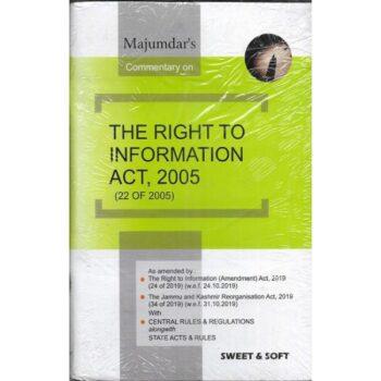 Commentary on The right to information Act, 2005 | R Majumdar