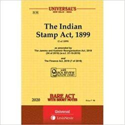 Universal’s The Stamp Act 1899 Bare Act [Diglot Edition2020]