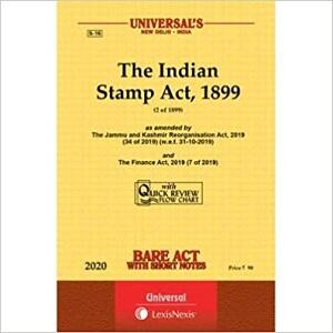Universal’s The Stamp Act 1899 Bare Act [Diglot Edition2023]