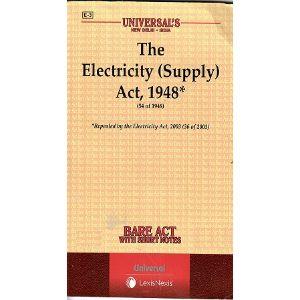 Universal’s The Electricity Supply Act 1948 [Bare Act]