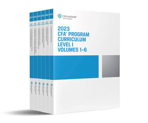 CFA Program Curriculum Level I Box Set