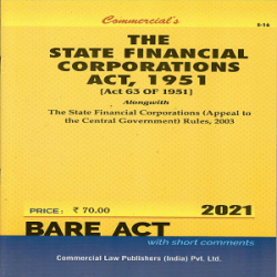 Commercial’s The State Financial Corporations ACT, 1951