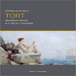 Winfield & Jolowicz Tort [19th,Edition] By W E Peel