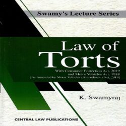 Law of Torts [1st Edition 2020] by K Swamyraj