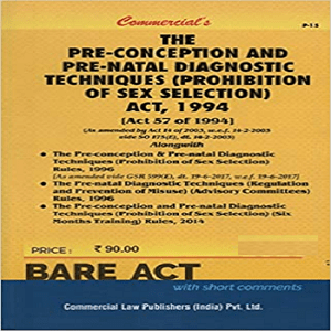 The Pre-Conception and Pre-Natal Diagnostic Techniques (Prohibition of Sex Selection) Act 1994