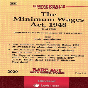 Universal’s The Minimum Wages Act,1948 [Bare Act]