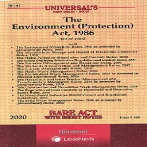 Universal’s The Environment (Protection) Act, 1986 [Bare Act] 2020