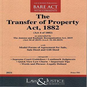 The Transfer Of Property Act 1882 [English Bare Act 2021]-L&JP
