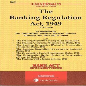 Universal’s The Banking Regulation Act,1949 (Bare Act)