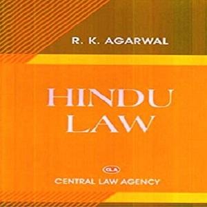 Hindu Law by R.K.Agarwal [26th Edition]