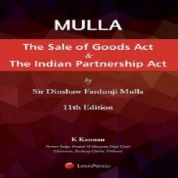 Mulla The Sale of Goods Act & The Indian Partnership Act