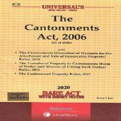 Universal’s The Cantonments Act, 2006