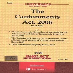 Universal’s The Cantonments Act, 2006 (Bare Act)