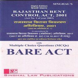 Singhal’s Rajasthan Rent Control Act, 2001