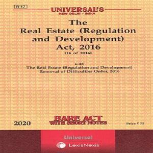 Universal’s The Real Estate (Regulation and Development) Act,2016 (Bare Act,) 2020