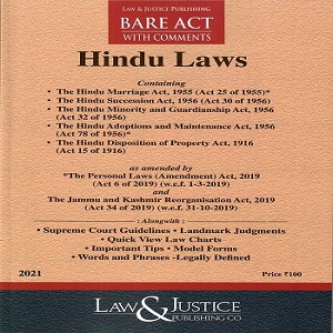 Hindu Laws Bare Act [2022]-L&JP