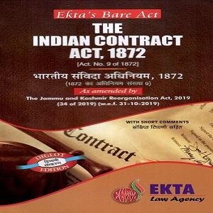 The Indian Contract Act 1872 Bare Act