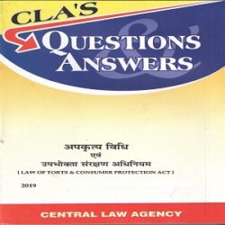 CLA’s Question & Answers Law of Torts and Consumer
