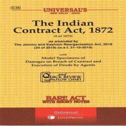 Universal’s The Indian Contract Act,1872 (Bare Act) 2021