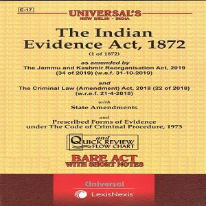 Universal’s The Indian Evidence Act,1872 (Bare Act)