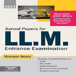 Solved Paper for LL.M Entrance Examination