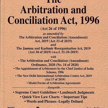 The Arbitration and Conciliation Act 1996 [Bare Act 2022]-L&JP