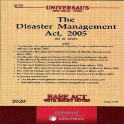 Universal’s The Disaster Management Act, 2005 [Bare Act 2020]