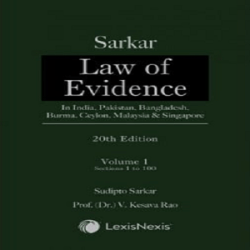 Sarkar Law of Evidence [20th Edition] Set of 2 Vols. By Sudipto