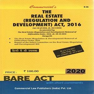 Commercial’s The Real Estate [Regulation And Development ] Act 2016 [Bare Act 2022]