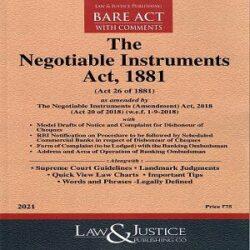 The Negotiable Instruments Act 1881[Bare Act 2021]-L&JP
