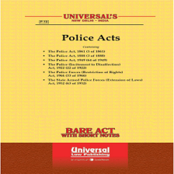 Universal’s Police Acts [Bare Act] English