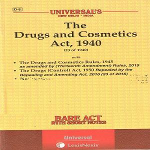 Universal’s The Drugs and Cosmetics Act,1940 (Bare Act)