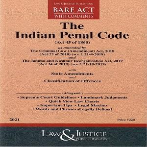 Indian Penal Code Bare Act [2022]-L&JP