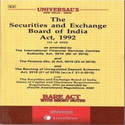 Securities and Exchange Board of India Act, 1992 Bare Act