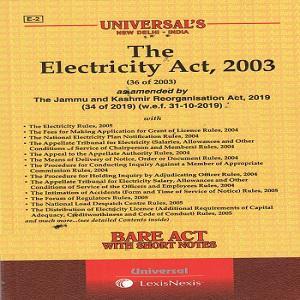 Universal’s The Electricity Act,2003 (Bare Act)
