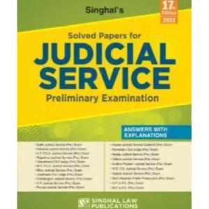 Singhal’s Solved Papers for Judicial Service