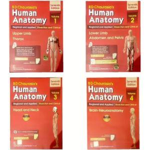 B D Chaurasia’s Human Anatomy Vol 1+2+3+4