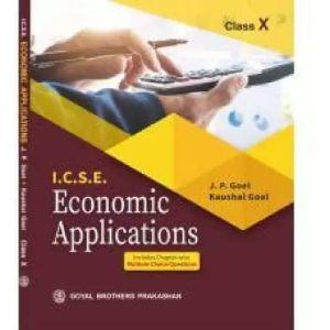 Goyal’s ICSE Economics Applications For Class X