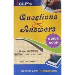 CLP’s Questions & Answers Interpretation of statutes