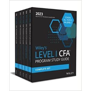 2023 CFA Wiley Study Guide Level 1 (Set of 5)