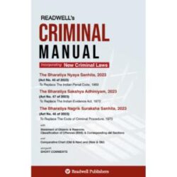 Readwell’s Criminal Manual (Incorporating New Criminal Laws)